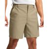 imageG Gradual Mens Golf Dress Shorts 5 7 9 Stretch Casual Work Flat Front Shorts for Men with 3 Pockets Quick DryKhaki