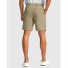 imageG Gradual Mens Golf Dress Shorts 5 7 9 Stretch Casual Work Flat Front Shorts for Men with 3 Pockets Quick DryKhaki