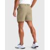 imageG Gradual Mens Golf Dress Shorts 5 7 9 Stretch Casual Work Flat Front Shorts for Men with 3 Pockets Quick DryKhaki