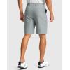 imageG Gradual Mens Golf Dress Shorts 5 7 9 Stretch Casual Work Flat Front Shorts for Men with 3 Pockets Quick DryLight Grey