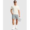 imageG Gradual Mens Golf Dress Shorts 5 7 9 Stretch Casual Work Flat Front Shorts for Men with 3 Pockets Quick DryLight Grey