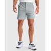 imageG Gradual Mens Golf Dress Shorts 5 7 9 Stretch Casual Work Flat Front Shorts for Men with 3 Pockets Quick DryLight Grey