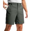 imageG Gradual Mens Golf Dress Shorts 5 7 9 Stretch Casual Work Flat Front Shorts for Men with 3 Pockets Quick DrySage Green