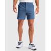 imageG Gradual Mens Golf Dress Shorts 5 7 9 Stretch Casual Work Flat Front Shorts for Men with 3 Pockets Quick DrySlate Blue