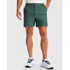 imageG Gradual Mens Golf Dress Shorts 5 7 9 Stretch Casual Work Flat Front Shorts for Men with 3 Pockets Quick DrySpruce Green