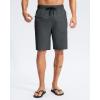 imageG Gradual Mens Swim Trunks 9 Quick Dry Swimming Board Shorts with Zipper Pockets Swimwear Bathing Suit for Men No LinerDark Grey
