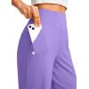 imageG Gradual Womens 12 Bermuda Long Shorts with Pockets High Waisted Stretch Knee Length Shorts for Women Summer WalkingLavender