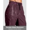 imageG Gradual Womens 13 Long Hiking Shorts with Zipper Pocket Lightweight Quick Dry Knee Length Bermuda Shorts for WomenWine