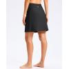 imageG Gradual Womens 18 Long Swim Skirt with Pockets High Waisted Modest Swimsuit Tummy Control Bathing Suit Bottoms for WomenBlack