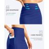 imageG Gradual Womens 18 Long Swim Skirt with Pockets High Waisted Modest Swimsuit Tummy Control Bathing Suit Bottoms for WomenDeep Blue