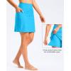 imageG Gradual Womens 18 Long Swim Skirt with Pockets High Waisted Modest Swimsuit Tummy Control Bathing Suit Bottoms for WomenSky Blue