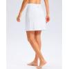 imageG Gradual Womens 18 Long Swim Skirt with Pockets High Waisted Modest Swimsuit Tummy Control Bathing Suit Bottoms for WomenWhite