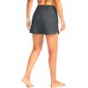 imageG Gradual Womens 3 High Waisted Swim Board Shorts with Pockets Quick Dry Swimsuit Bottoms Bathing Suit for Women with LinerDark Grey