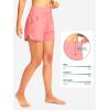 imageG Gradual Womens 3 High Waisted Swim Board Shorts with Pockets Quick Dry Swimsuit Bottoms Bathing Suit for Women with LinerHyper Pink