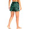 imageG Gradual Womens 3 High Waisted Swim Board Shorts with Pockets Quick Dry Swimsuit Bottoms Bathing Suit for Women with LinerLeaf