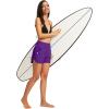 imageG Gradual Womens 3 High Waisted Swim Board Shorts with Pockets Quick Dry Swimsuit Bottoms Bathing Suit for Women with LinerPurple