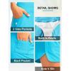 imageG Gradual Womens 3 High Waisted Swim Board Shorts with Pockets Quick Dry Swimsuit Bottoms Bathing Suit for Women with LinerSky Blue