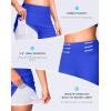 imageG Gradual Womens 4 Swim Board Shorts High Waisted Tummy Control Swimsuit Bathing Suit Bottoms for Women with Liner PocketDazzling Blue