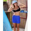 imageG Gradual Womens 4 Swim Board Shorts High Waisted Tummy Control Swimsuit Bathing Suit Bottoms for Women with Liner PocketDazzling Blue