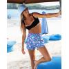 imageG Gradual Womens 4 Swim Board Shorts High Waisted Tummy Control Swimsuit Bathing Suit Bottoms for Women with Liner PocketNavy Flower