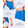 imageG Gradual Womens 4 Swim Board Shorts High Waisted Tummy Control Swimsuit Bathing Suit Bottoms for Women with Liner PocketVivid Blue