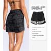 imageG Gradual Womens 5 High Waisted Swim Board Shorts Quick Dry UPF 50 Swimming Beach Shorts for Women with Liner PocketsGrey Camo