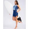 imageG Gradual Womens 5 High Waisted Swim Board Shorts Quick Dry UPF 50 Swimming Beach Shorts for Women with Liner PocketsRoyal Blue