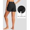 imageG Gradual Womens 5 Swim Board Shorts Quick Dry High Waisted Beach Shorts for Women Swimsuit Bottoms with Liner PocketsBlack