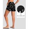 imageG Gradual Womens 5 Swim Board Shorts Quick Dry High Waisted Beach Shorts for Women Swimsuit Bottoms with Liner PocketsBlack Floral