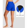 imageG Gradual Womens 5 Swim Board Shorts Quick Dry High Waisted Beach Shorts for Women Swimsuit Bottoms with Liner PocketsBlue