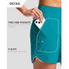 imageG Gradual Womens 5 Swim Board Shorts Quick Dry High Waisted Beach Shorts for Women Swimsuit Bottoms with Liner PocketsLake Blue