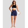 imageG Gradual Womens 5 Swim Board Shorts Quick Dry High Waisted Beach Shorts for Women Swimsuit Bottoms with Liner PocketsNavy