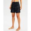imageG Gradual Womens 7 Long Swim Board Shorts High Waisted Quick Dry Beach Swimming Shorts for Women with Liner PocketsGrey Camo