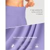imageG Gradual Womens 7 Long Swim Board Shorts High Waisted Quick Dry Beach Swimming Shorts for Women with Liner PocketsLight Purple