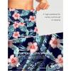 imageG Gradual Womens 7 Long Swim Board Shorts High Waisted Quick Dry Beach Swimming Shorts for Women with Liner PocketsNavy Flower