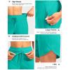 imageG Gradual Womens 7 Quick Dry High Waisted Swim Board Shorts with Zipper Pockets UPF 50 Beach Shorts for Women with LinerAqua