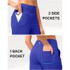 imageG Gradual Womens Bermuda Long Shorts 14 Knee Length Capris with Pockets High Waisted Athletic Casual Shorts for WomenRoyal Blue
