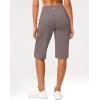 imageG Gradual Womens Bermuda Long Shorts 14 Knee Length Capris with Pockets High Waisted Athletic Casual Shorts for WomenTaupe