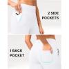 imageG Gradual Womens Bermuda Long Shorts 14 Knee Length Capris with Pockets High Waisted Athletic Casual Shorts for WomenWhite