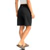 imageG Gradual Womens Bermuda Long Shorts with Pockets 9 High Waisted Knee Length Shorts for Women Walking Athletic WorkoutBlack