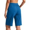 imageG Gradual Womens Bermuda Shorts 11 Knee Length Long Comfy Drawstring Walking Shorts for Women with Deep PocketsRoyal Blue