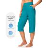 imageG Gradual Womens Swim Capri Pants 18 High Waisted Long Board Shorts UPF 50 Modest Swimsuits Pants with Pockets No LinerLake Blue