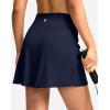 imageG Gradual Womens Tennis Skirt High Waisted Golf Skirts Athletic Skorts for Woman Workout Pickleball with Shorts PocketsCnavy