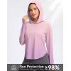 imageG Gradual Womens UPF 50 Sun Shirt with Hoodie Long Sleeve UV Protection Shirts Lightweight Hiking Fishing Shirts for WomenPinkPurple Gradient