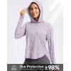 imageG Gradual Womens UPF 50 Sun Shirt with Hoodie Long Sleeve UV Protection Shirts Lightweight Hiking Fishing Shirts for WomenPurple Swamplands