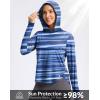 imageG Gradual Womens UPF 50 Sun Shirt with Hoodie Long Sleeve UV Protection Shirts Lightweight Hiking Fishing Shirts for WomenRipple Blue