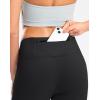 imageG Gradual Womens Yoga Capri Pants with Zipper Pocket High Waist Leggings Crop Straight Leg Workout Exercise Capris for WomenBlack