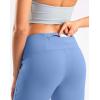 imageG Gradual Womens Yoga Capri Pants with Zipper Pocket High Waist Leggings Crop Straight Leg Workout Exercise Capris for WomenNiagara