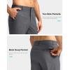 imageMens Golf Pants 303234 Stretch Dress Pants Quick Dry Casual Slacks Work Business Trousers for Men with PocketsDark Grey