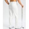 imageMens Golf Pants 303234 Stretch Dress Pants Quick Dry Casual Slacks Work Business Trousers for Men with PocketsWhite